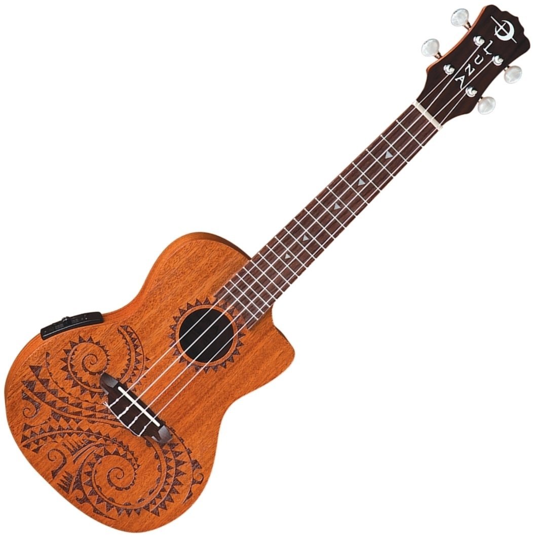 Luna Tattoo Koncertní ukulele Hawaiian Tattoo Design